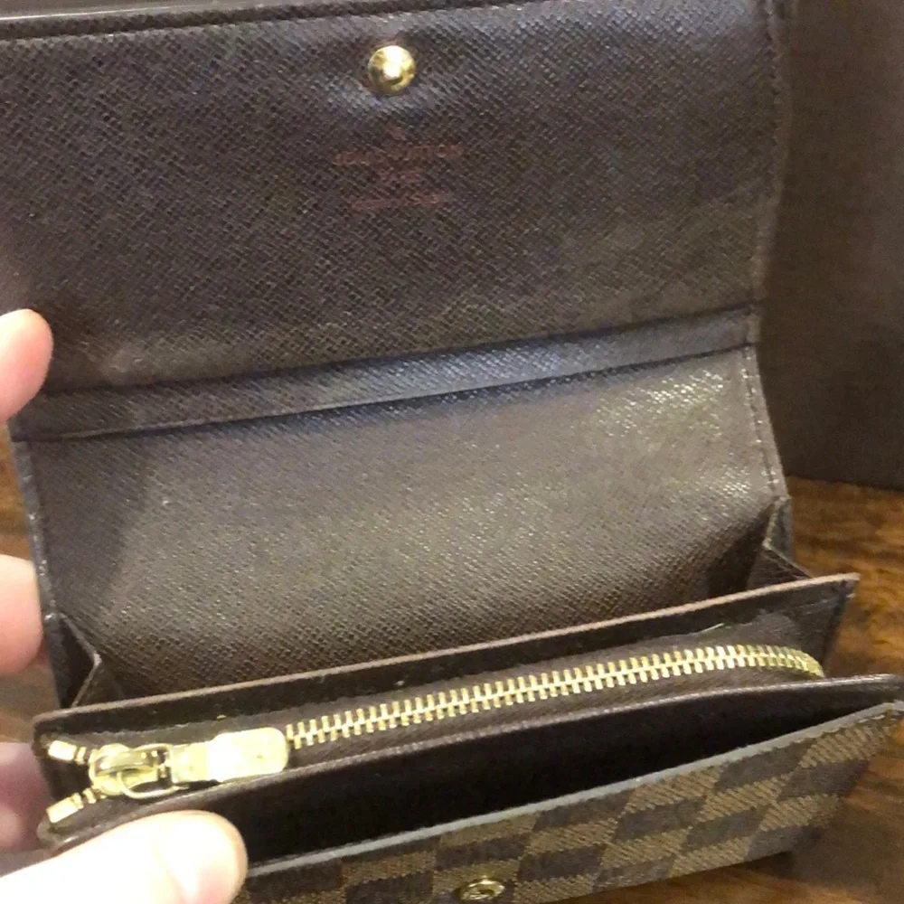 LOUIS VUITTON Damier Ebene Bifold Wallet CA0052 Spain